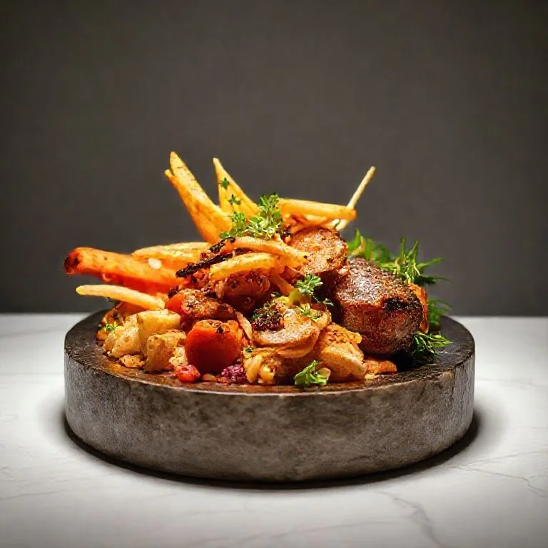 A close-up, artistic shot of various spices and herbs arranged in delicate piles on a textured wooden surface, with soft, diffuse lighting emphasizing their rich colors and aromatic qualities. No hands or human elements.